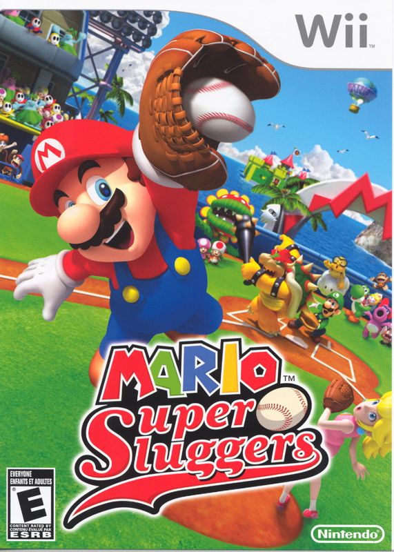 Mario Super Sluggers box art for Wii
